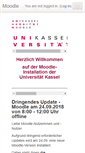 Mobile Screenshot of moodle.uni-kassel.de