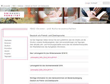 Tablet Screenshot of daf.uni-kassel.de