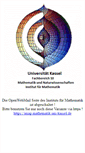 Mobile Screenshot of math-ws15.mathematik.uni-kassel.de